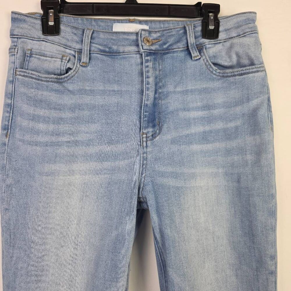 VERVET Blue Jeans Women's 31 Light Wash Straight Stretch - Picture 3 of 10